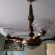 Chandelier lamp ezan 5 branch signed