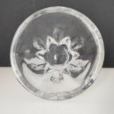 Val Saint Lambert crystal vase, signed