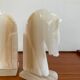 Pair of horse bookends in onyx 70s