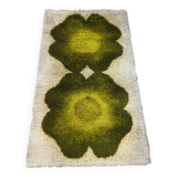 Vintage 70's pure wool velvet rug