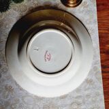 6 mismatched earthenware soup plates lot 8
