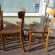 Lot de 6 chaises en bois de bistrot