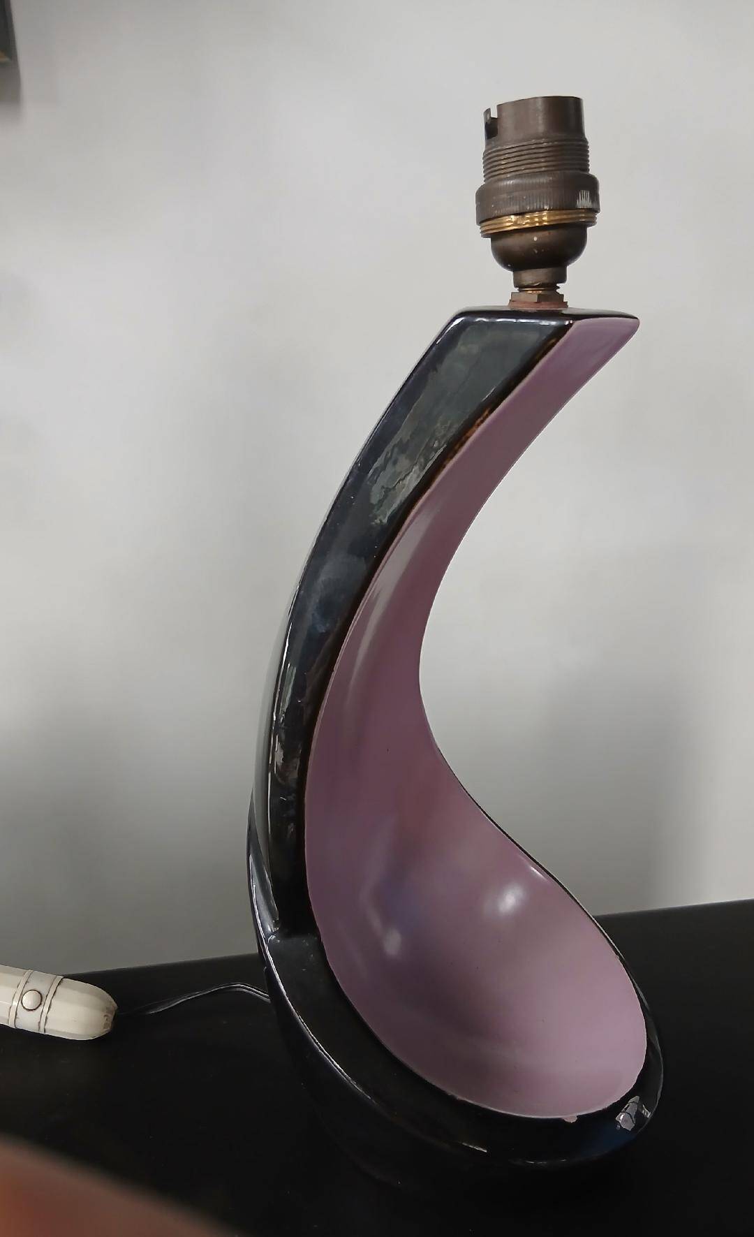 RETRO CERAMIC LAMP FROM THE 50s 60s