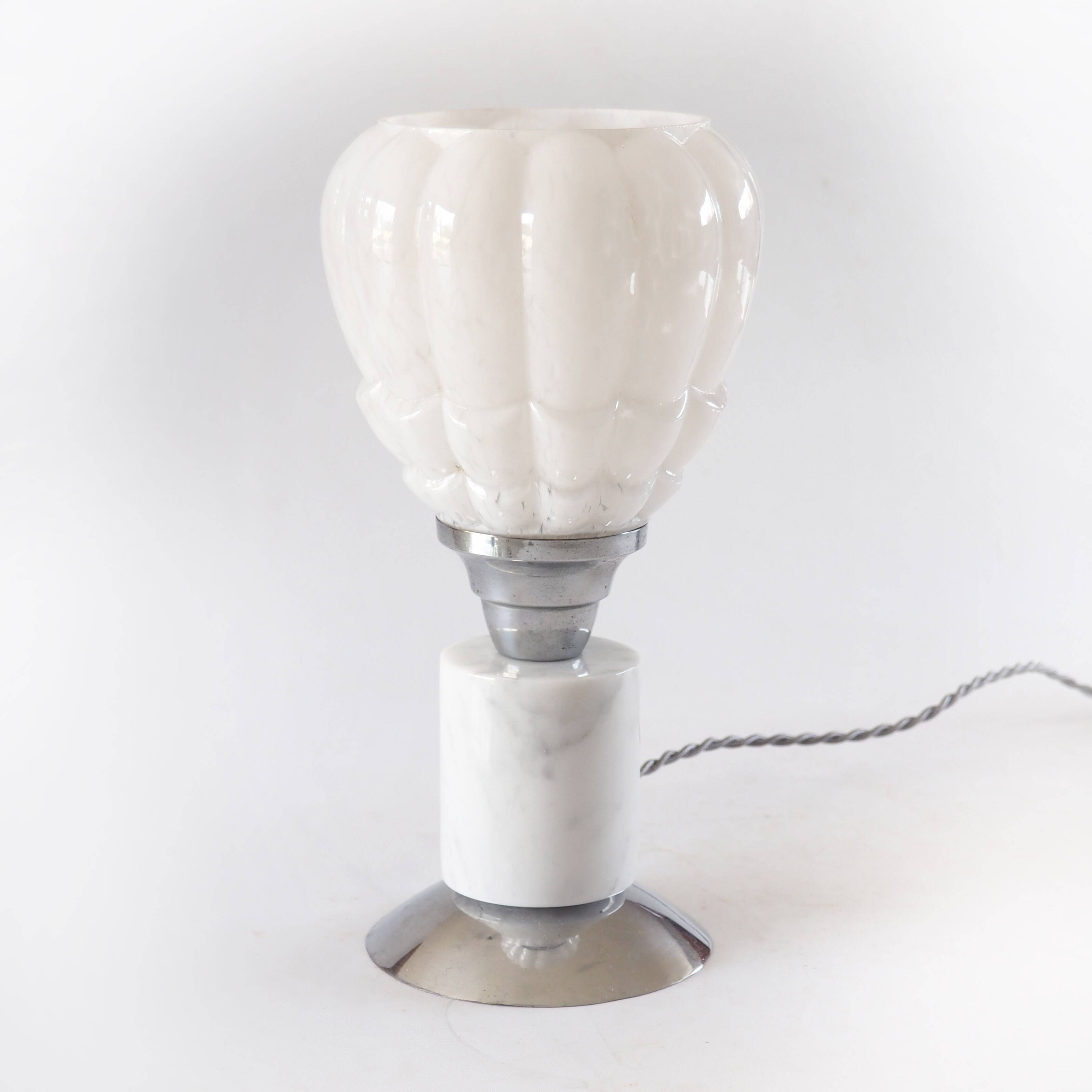 Clichy marble and glass creative lamp