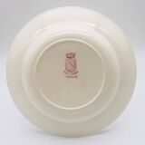 Set of 6 Saint Amand soup plates, Thalie model.