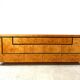 Burl wood credenza by Jean Claude Mahey, 1970s