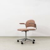 Chaise de bureau vintage de Kovona en tissu Kvadrat, années 1990.