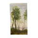Oil on cardboard romantic landscape