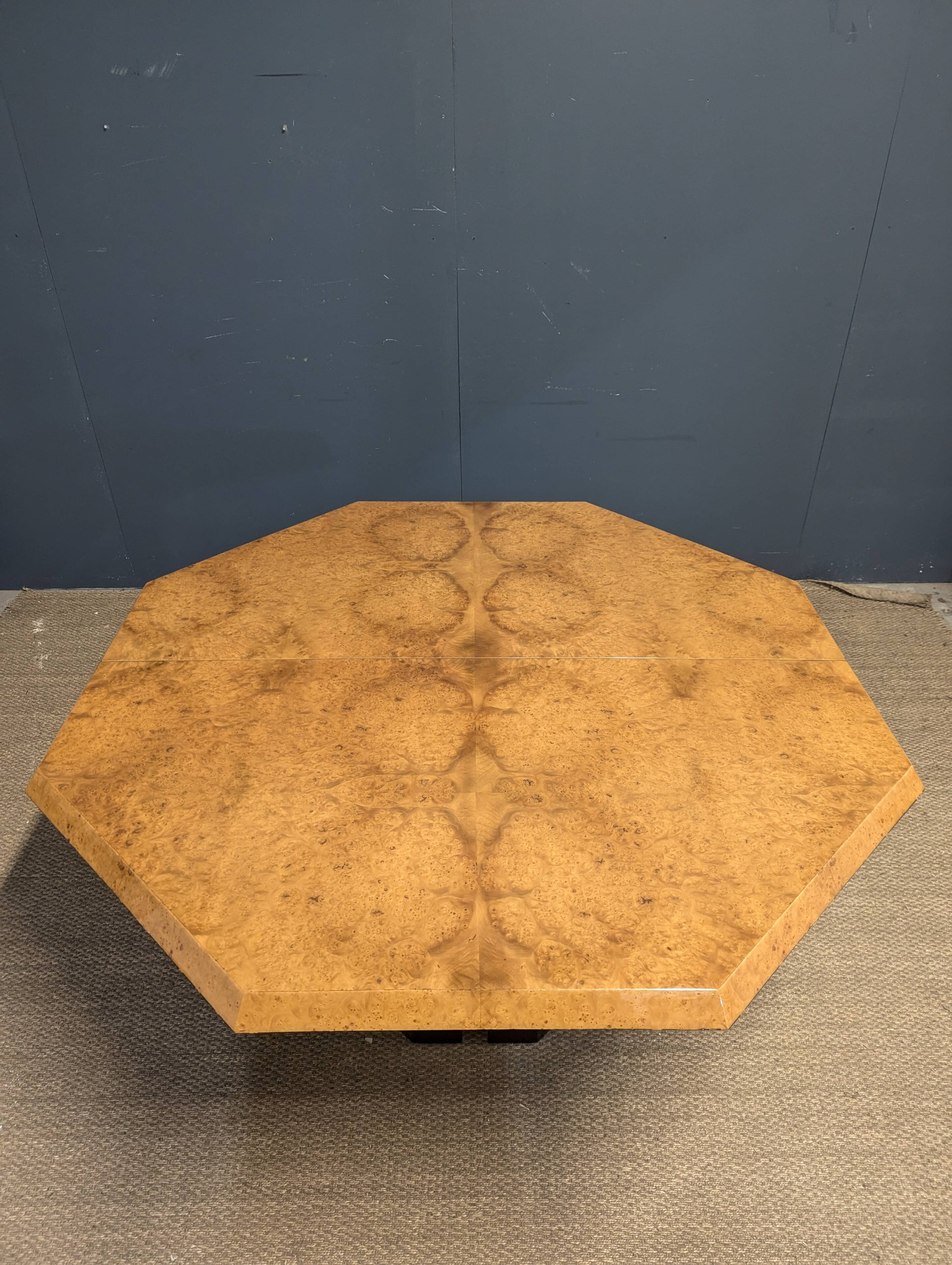 Elm burl table by Jean-Claude Mahey