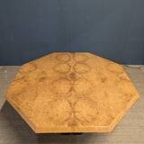 Elm burl table by Jean-Claude Mahey
