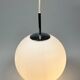 Vintage Glass Globe Lamp / Hanging Lamp, Glashütte Limburg, Germany 1960's