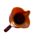 Carafe in ochre and maron sandstone
