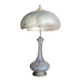 Grande lampe à poser verrerie de vianne pour suberville