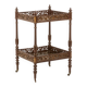 Petite table desserte à décor de laque japonisant. Epoque Napoleon III