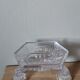 Bougeoir 2 branches en cristal buder vintage