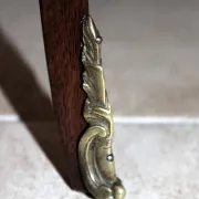 Louis XV style bedside table in marquetry rosewood