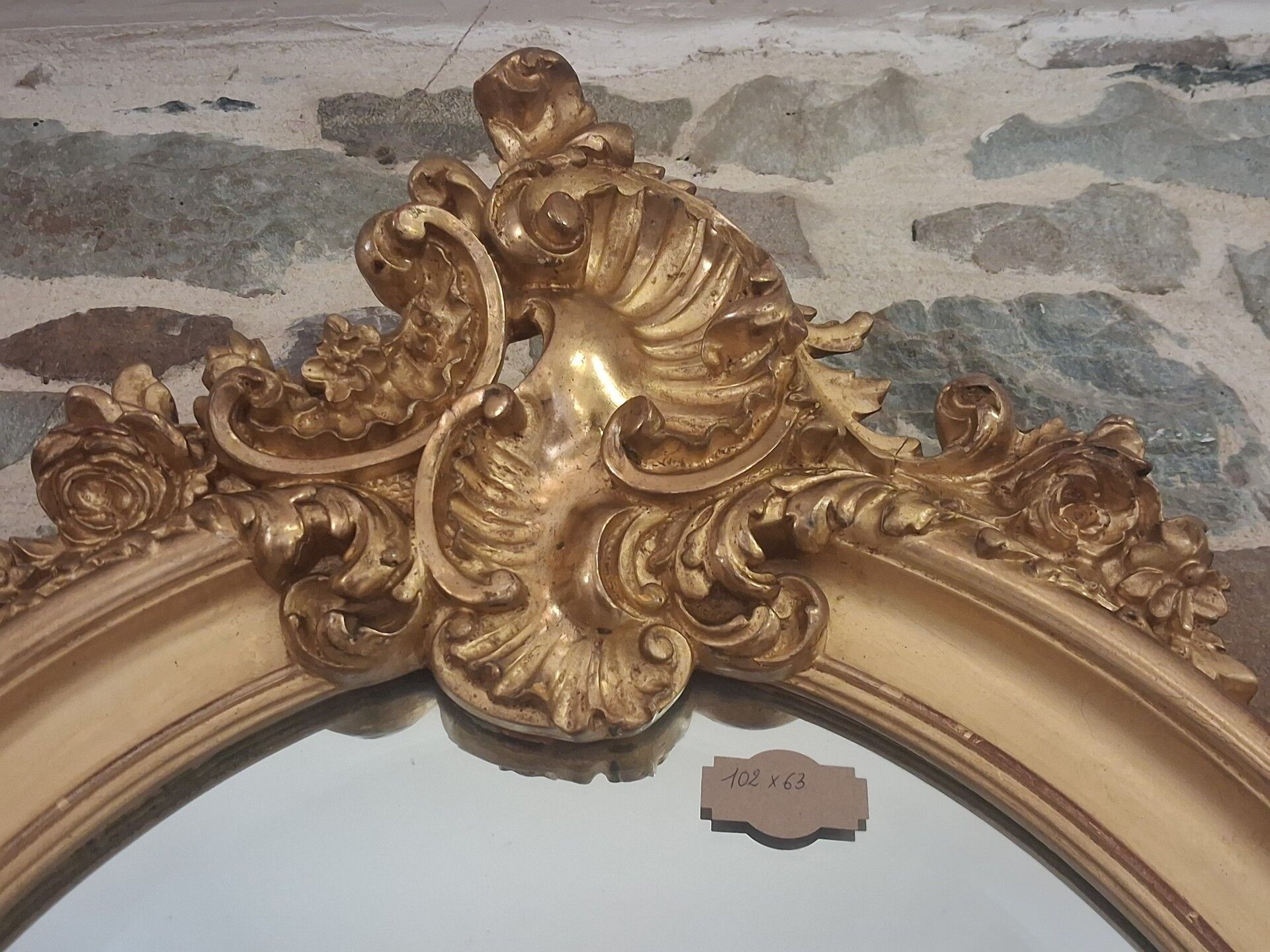 Mirror XIX oval 102 x 63
