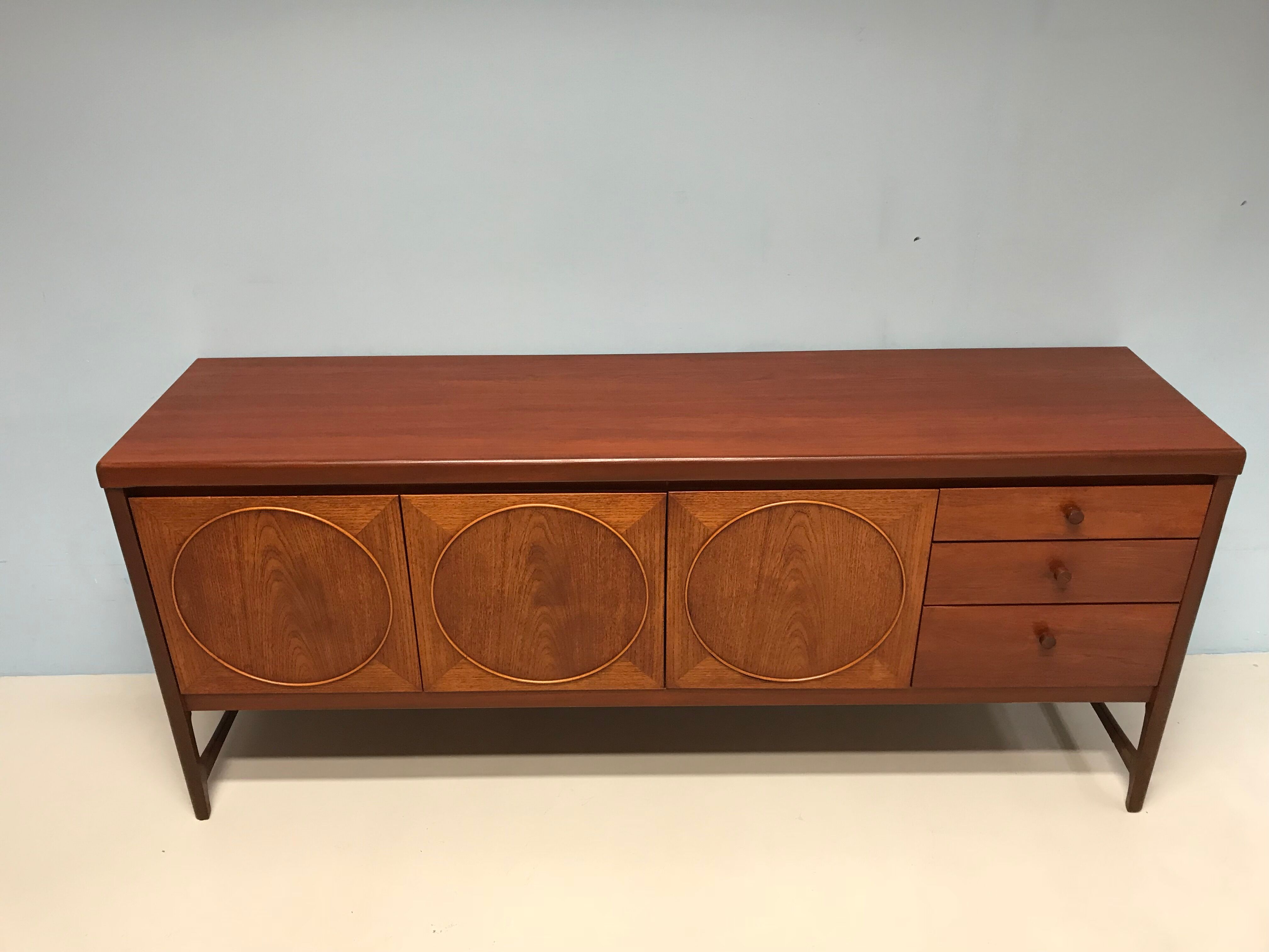 Vintage Nathan Circle sideboard