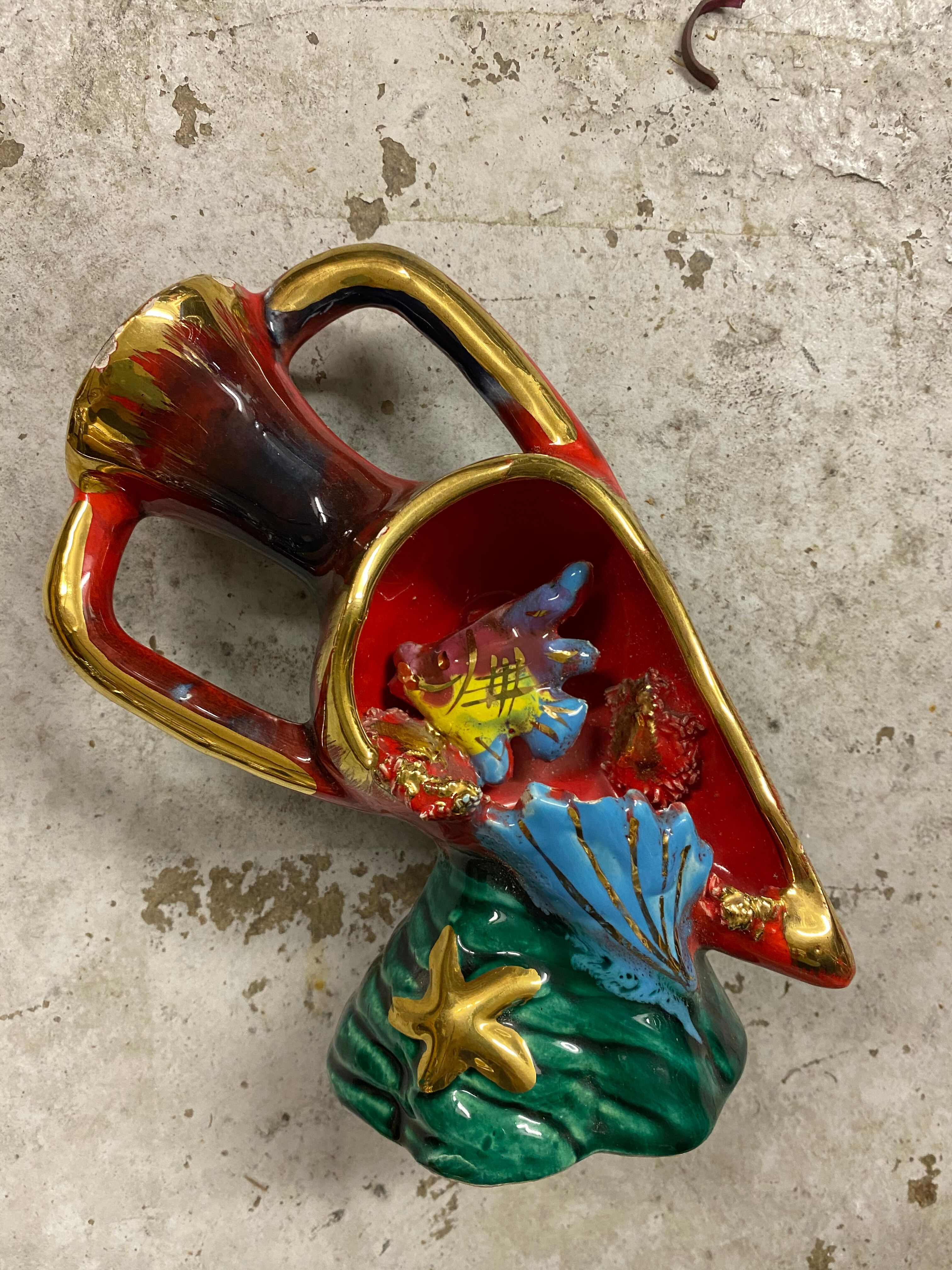 Vallauris ceramic lamp set