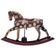 Cheval à bascule ancien, Tchécoslovaquie, années 1940