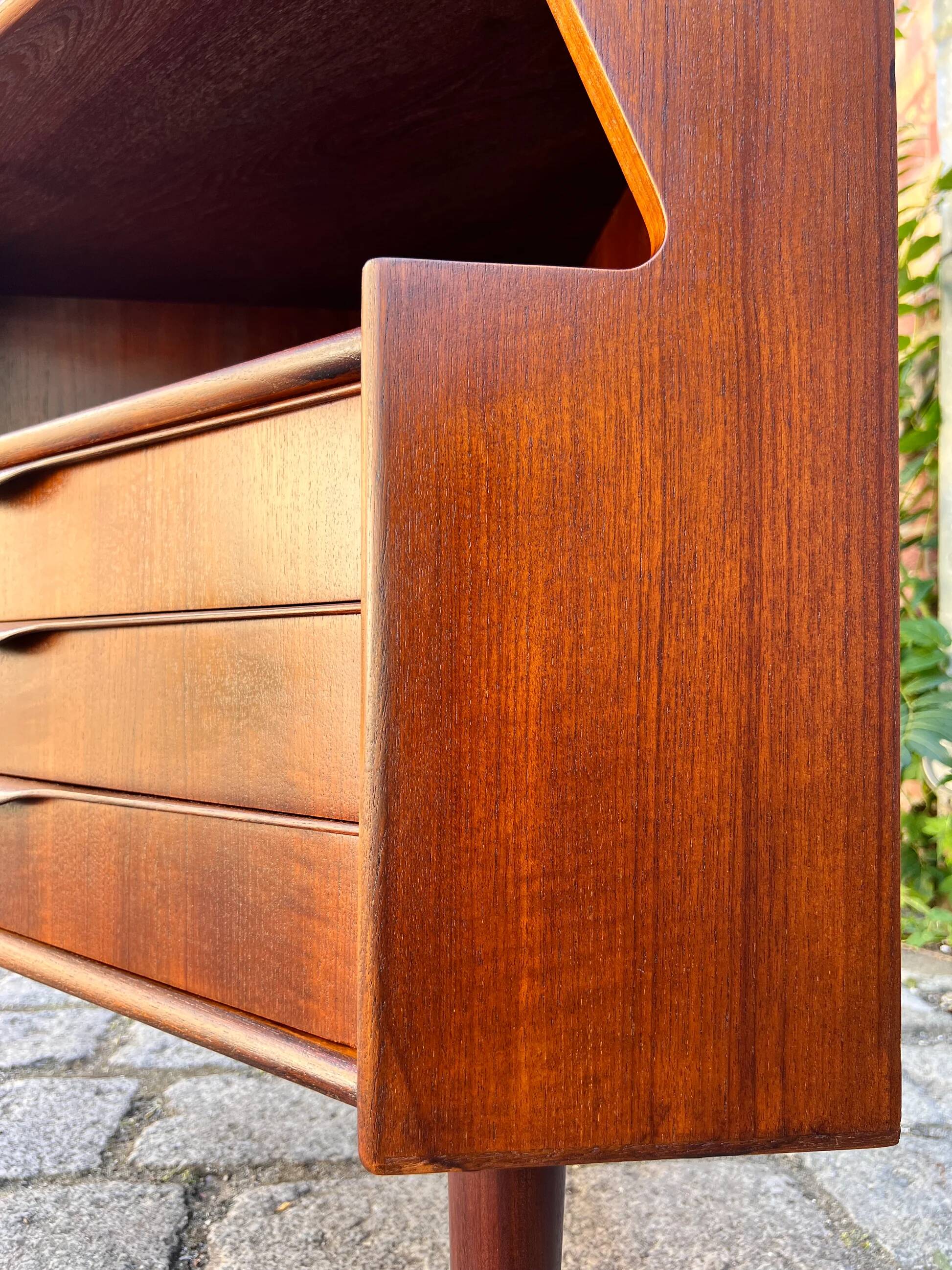 Teak Corner Cabinet by Omann Jun