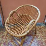 Child chair in rattan