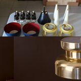 Very rare chandelier by Danish Voss Belysning  - Denmark 1950s