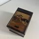 Vintage 1960 cigarette holder wooden dispenser Japan groom - 12 x 9 cm