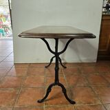 Old oak bistro table, 125cms L