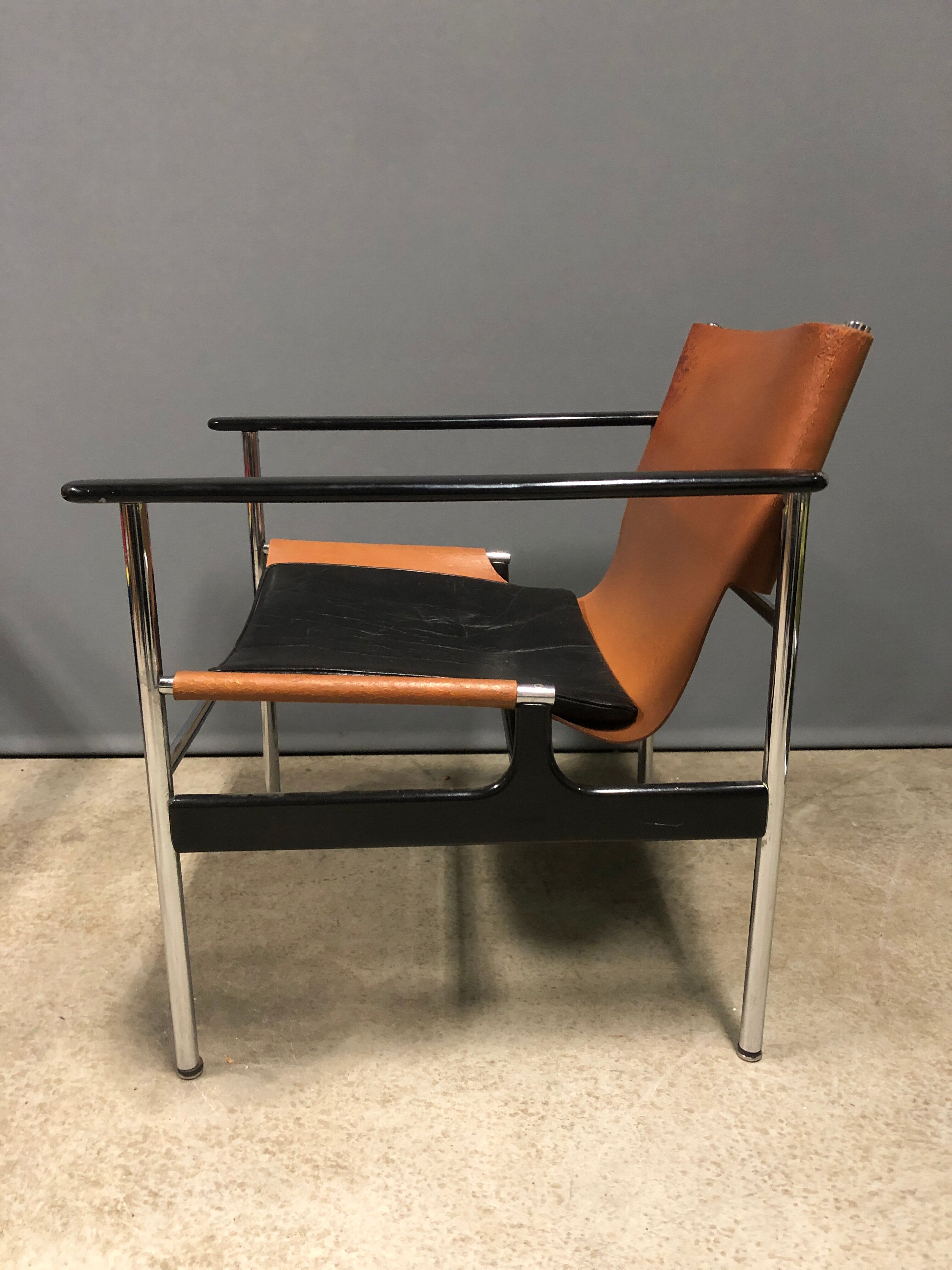 Vintage Charles Pollock 657 lounge chair for Knoll