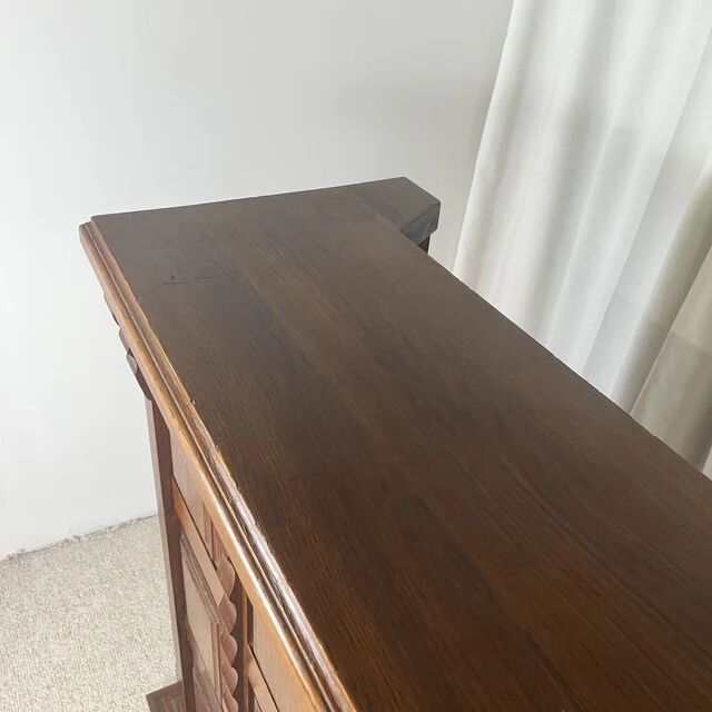 Antique oak counter/bar, 20th century