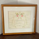 Lithograph, double profiles, Jean Cocteau