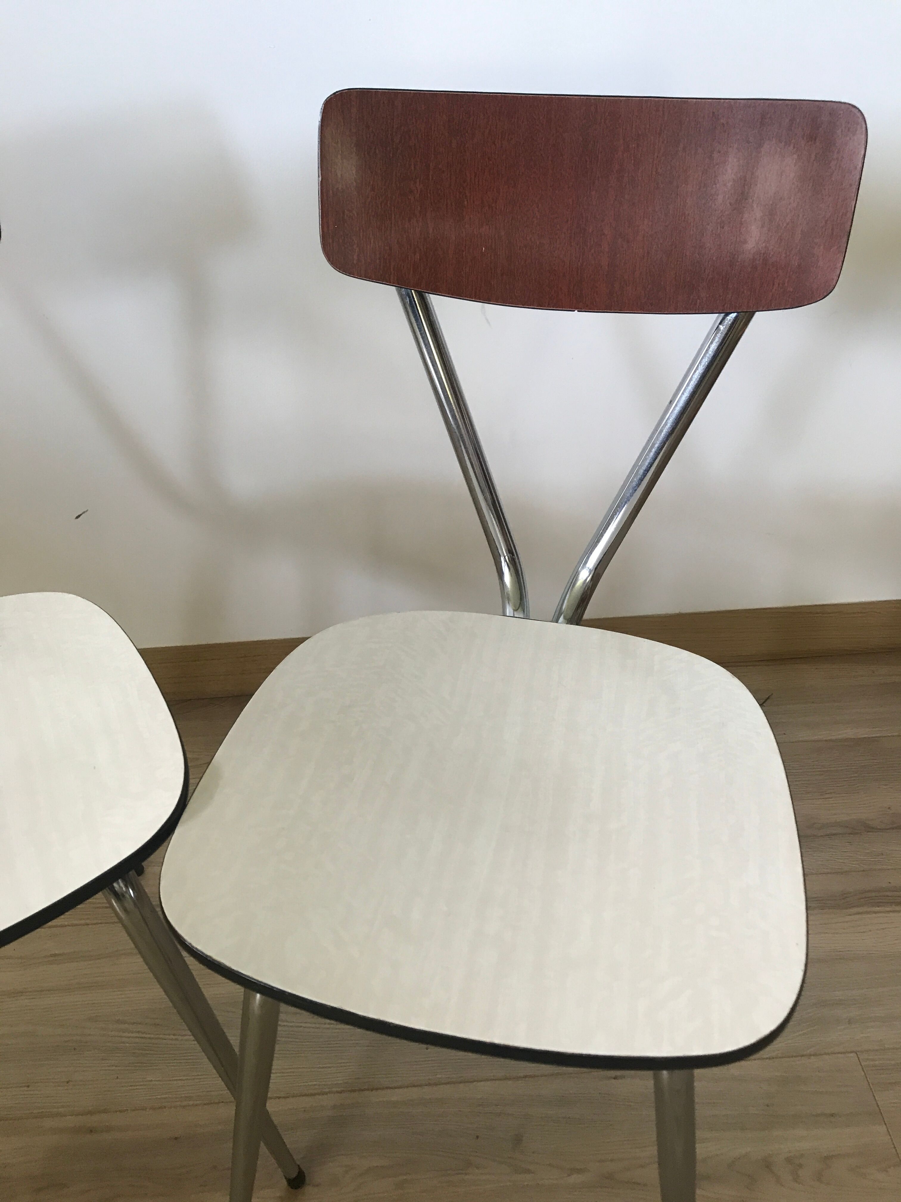 Formica chair duo