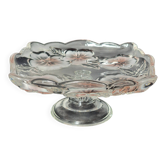 Présentoir vintage en verre « Pansy Bouquet Pink » — Studio Nova by Mikasa