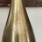 Lampe balustre vintage en laiton doré 51cm