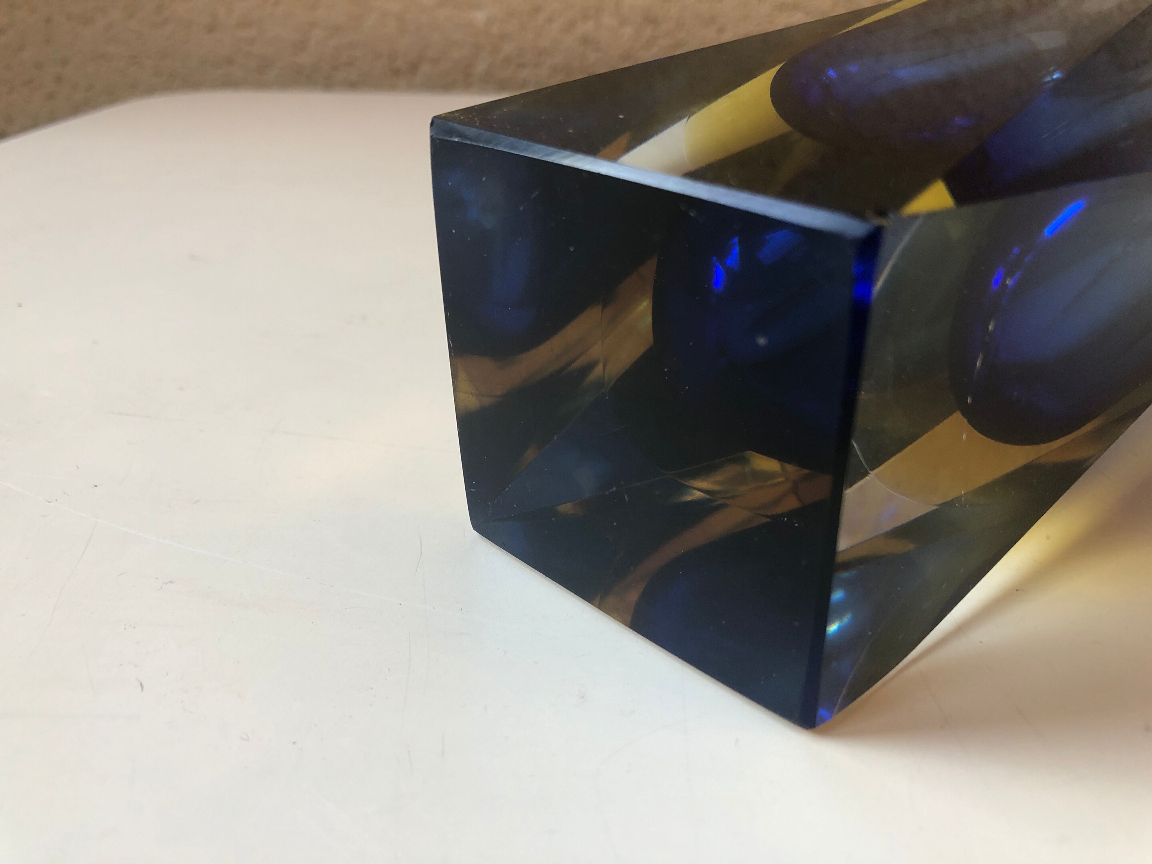 Murano glass Sommerso Flavio Poli vintage 70