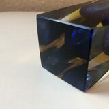 Murano glass Sommerso Flavio Poli vintage 70