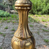 Old bronze floor lamp foot