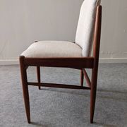 Série de 4 chaises scandinaves en teck, Danemark vers 1960