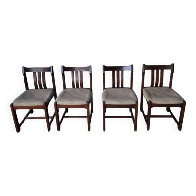 Suite de 4 chaises Roche Bobois siège 212 Vintage