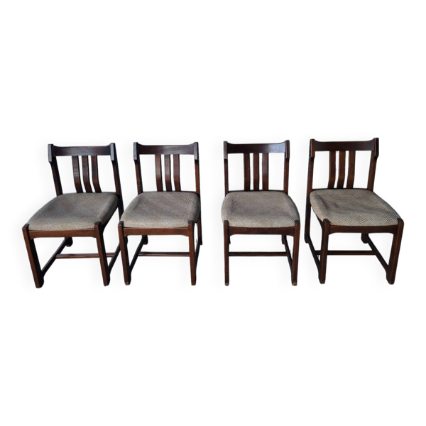 Suite de 4 chaises Roche Bobois siège 212 Vintage — Beyit