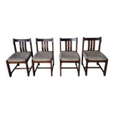 Suite de 4 chaises Roche Bobois siège 212 Vintage