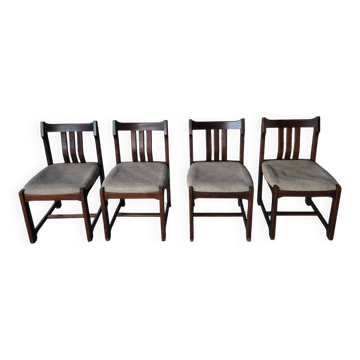 Set of 4 Roche Bobois chairs, seat 212 Vintage