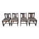 Suite de 4 chaises Roche Bobois siège 212 Vintage