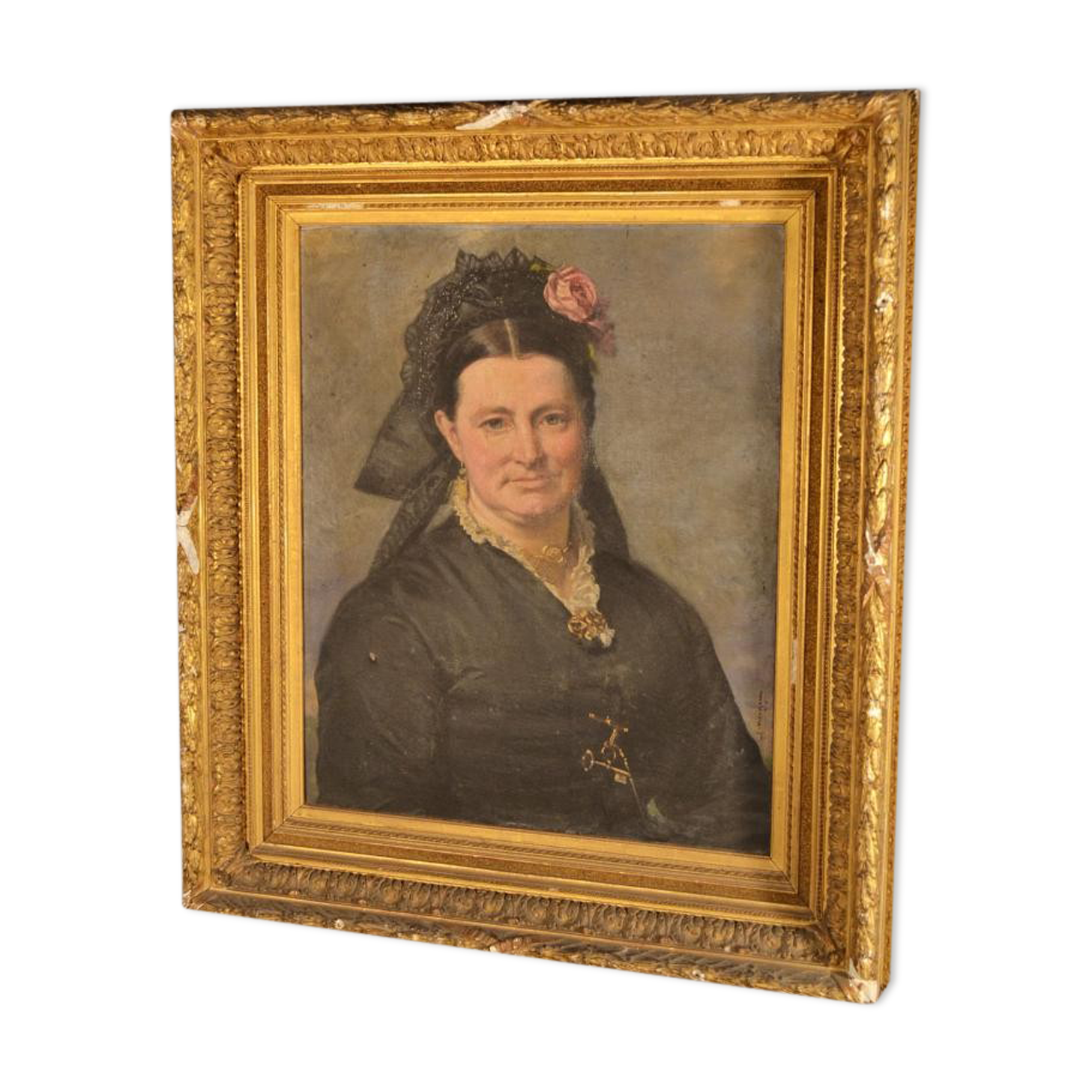 Portrait, Armand Constant Melicourt (1816-1883).