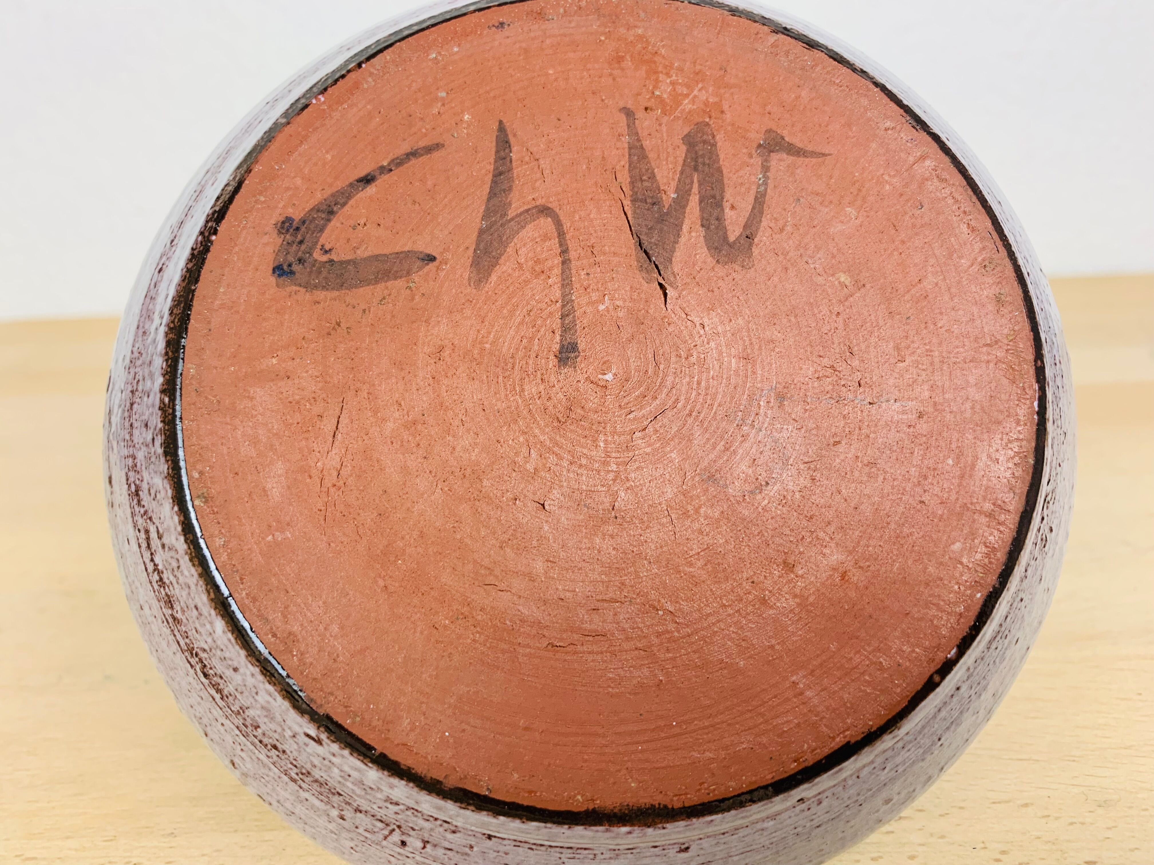 Vintage ceramic candle holder