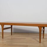 Table basse en teck du milieu du siècle par Johannes Andersen pour CFC Silkeborg, Danemark