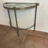 Fifth wheel end of sofa design marbled mirror top