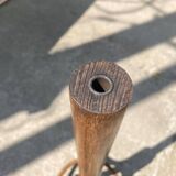 Baumann bistro style 1960s curved wood swivel parrot coat rack