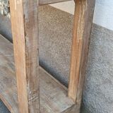 Old console in carved wood